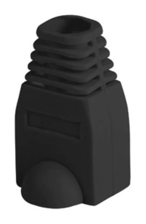 Funda protectora lanberg plb - 1000 - bk para conector rj45 pack de 100 unidades negro