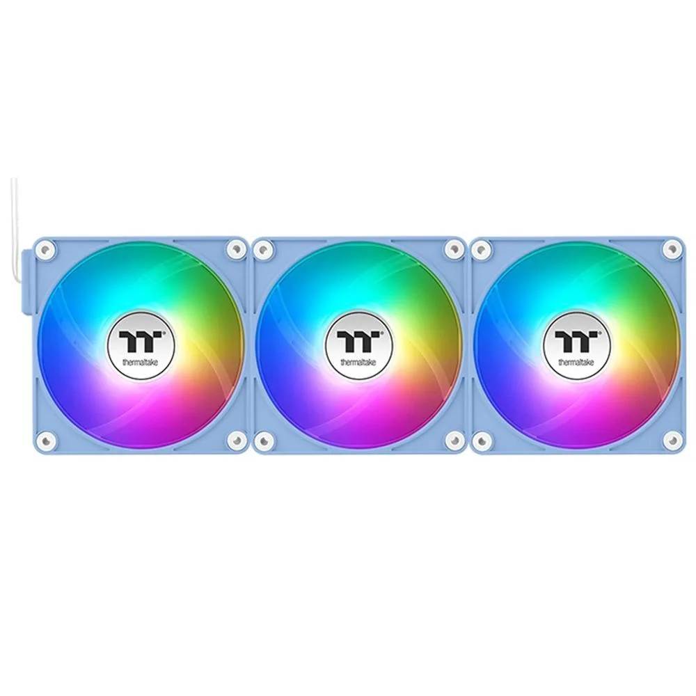 Thermaltake CL-F198-PL12BU-A sistema de refrigeración para ordenador Carcasa del ordenador Ventilador 12 cm Azul 3 pieza(s)