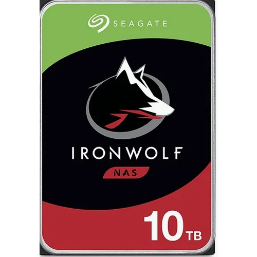Disco Duro Seagate IronWolf NAS ST10000VN000 10TB/ 3.5"/ SATA III/ 256MB