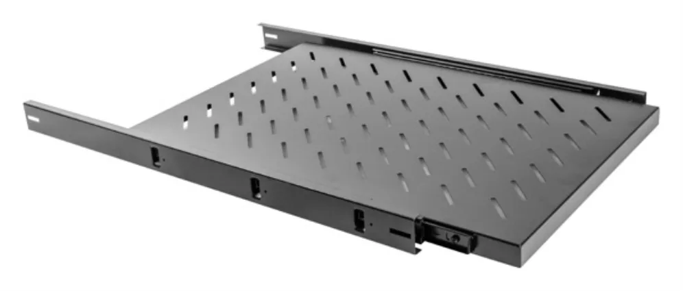 Bandeja lanberg deslizante 1u 465x750mm hasta 60kg rack 19 pulgadas negro