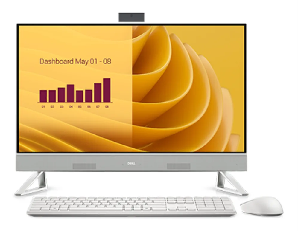 Ordenador all in one dell ec27250 core 7 - 150u - 16gb - ssd 512gb - 27 pulgadas fhd - w11p