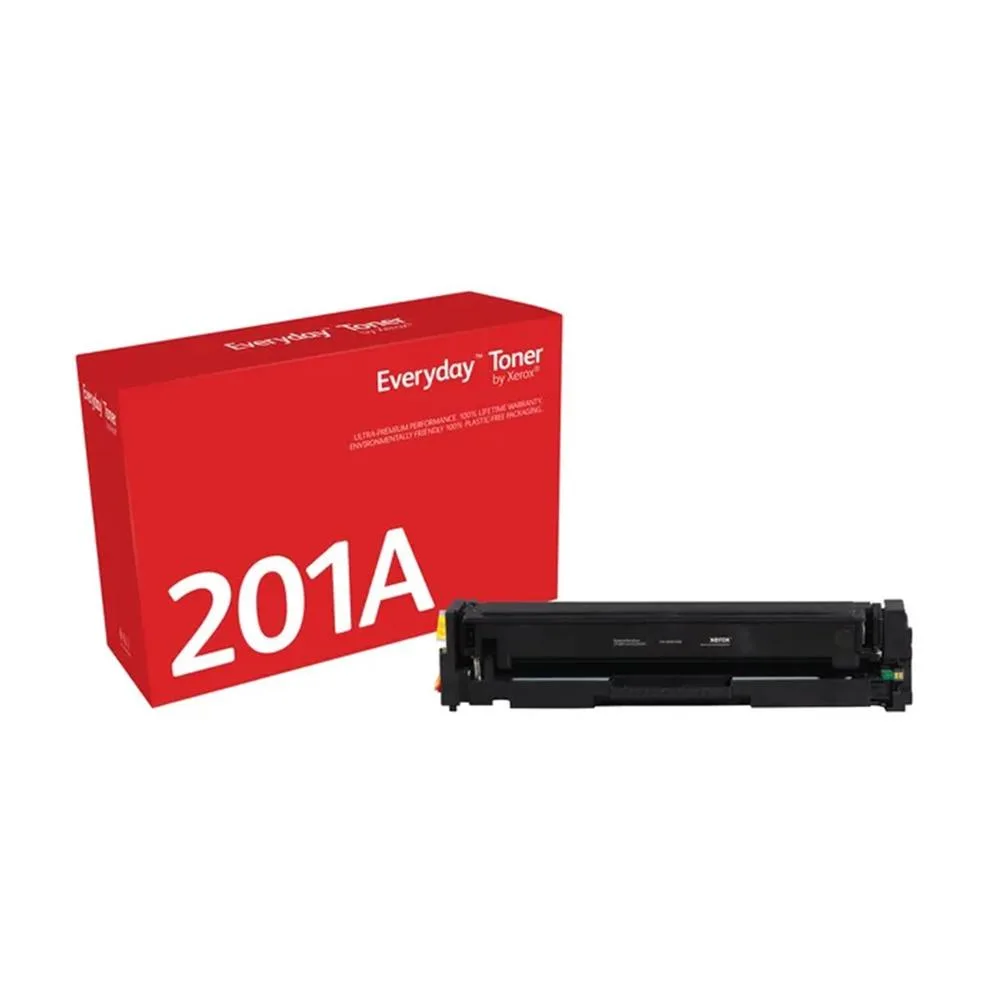 Toner xerox everyday compatible con hp 201a color laserjet pro m252. mfp m274(cf400a crg045bk) negro