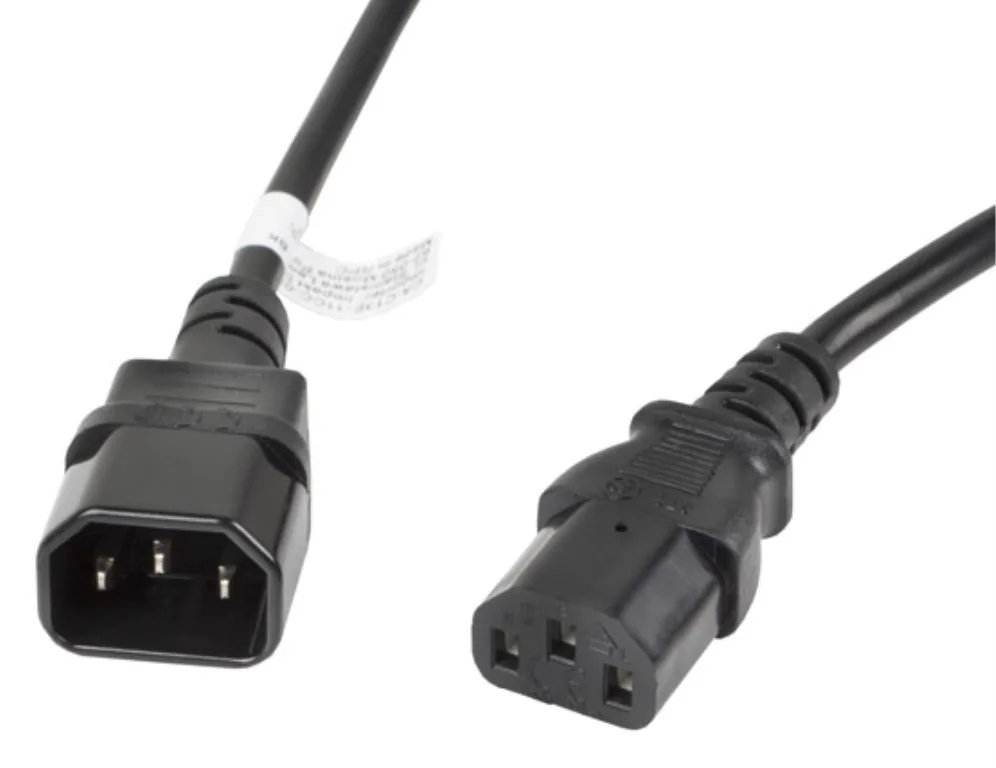 Cable alargador lanberg alimentacion cpu iec320 c13 h - iec320 c14 m vde 3m