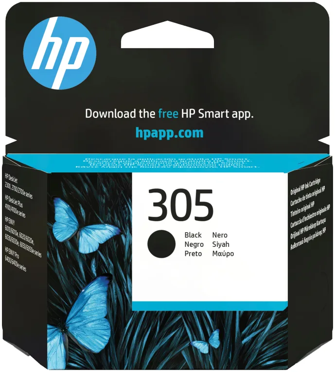 HP Cartucho de tinta Original 305 negro