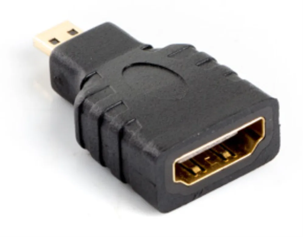 Lanberg AD-0015-BK cambiador de género para cable HDMI Micro HDMI Negro