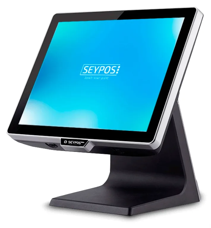 Seypos 455 J6412 2 GHz 38,1 cm (15") 1024 x 768 Pixeles Pantalla táctil Negro