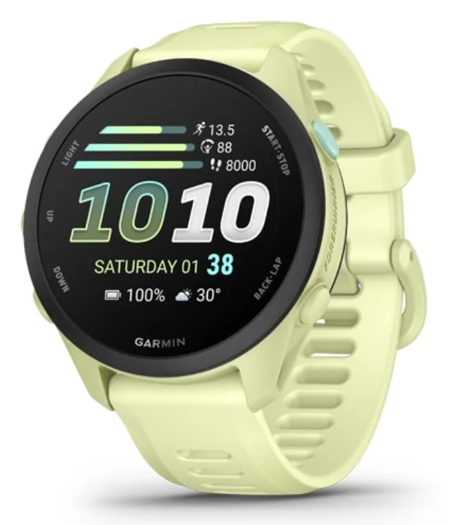 Garmin Forerunner 70 3,05 cm (1.2") AMOLED 43 mm Digital 390 x 390 Pixeles Pantalla táctil Cal GPS (satélite)