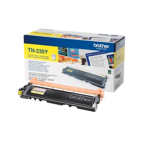 Toner brother tn230y amarillo 1400 páginas hl - 3040cn - hl - 3070cw - dcp - 9010cn - mfc - 9120cn