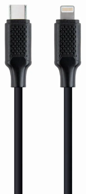 Gembird CC-USB2-CM8PM-1.5M cable de conector Lightning 1,5 m Negro