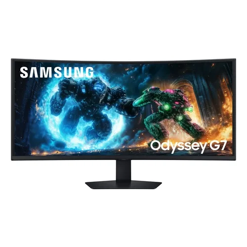 Monitor Gaming Ultrapanorámico Curvo Samsung Odyssey G7 S40FG756EU 40"/ 5K2K/ 1ms/ 180Hz/ VA/ Regulable en altura/ Negro