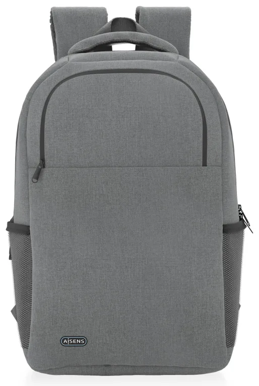 Mochila Aisens Premium ASBG-BP083-GR para Portátiles hasta 15.6"/ Gris