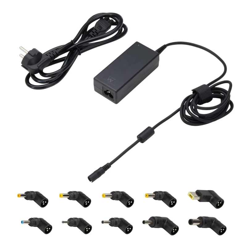 EWENT Cargador Auto. Univer Notebook 65W 10 Puntas