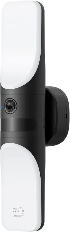 Eufy Security Wired Wall Light CAM S100, cámara de Seguridad para Exteriores, cámara 2K con iluminación de 1200 lúmenes, luz activada por Movimiento, IP65, Resistente al Agua, sin cuotas mensuales