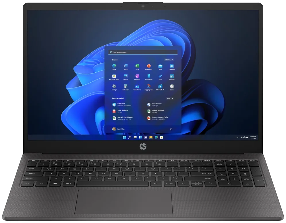 HP 255 15.6 inch G10 Notebook PC AMD Ryzen™ 3 7330U Portátil 39,6 cm (15.6") Full HD 8 GB DDR4-SDRAM 512 GB SSD Wi-Fi 6 (802.11ax) FreeDOS Negro