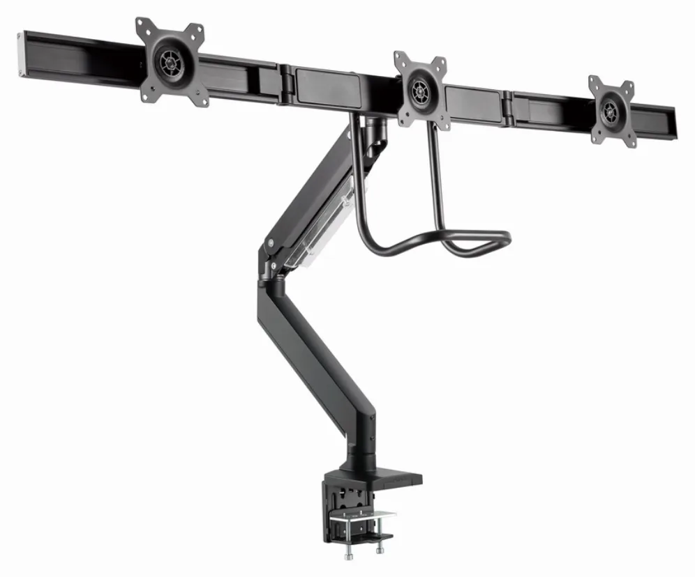 Gembird MA-DA3-03 soporte para monitor 68,6 cm (27") Escritorio Negro