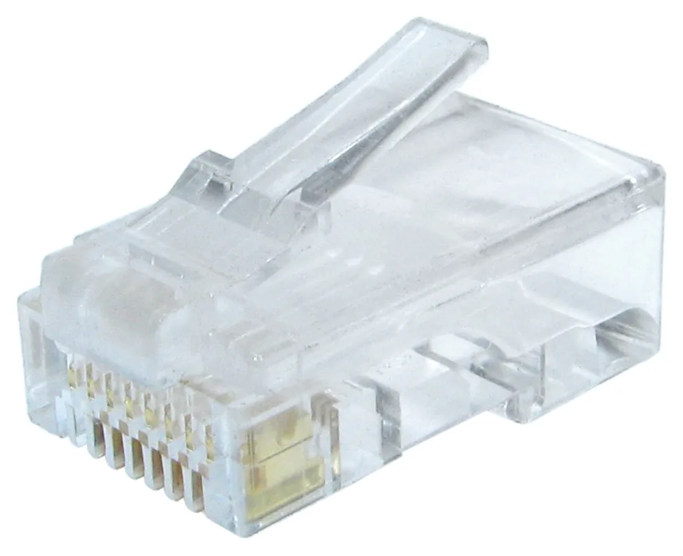 Gembird LC-8P8C-002/100 conector RJ-45 Transparente