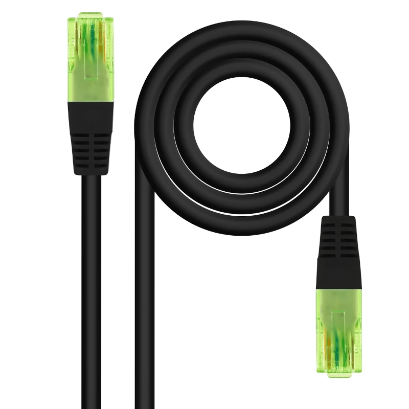 Nanocable Cable RJ45 Cat.6 UTP CCA 7 m Negro