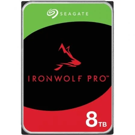 Disco Duro Seagate IronWolf Pro NAS ST8000NT001 8TB/ 3.5"/ SATA III/ 256MB