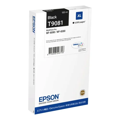 Cartucho tinta epson c13t908140 negro