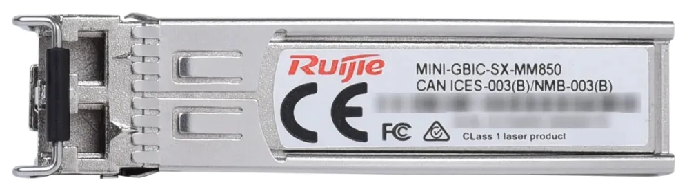 Ruijie Networks RG-MINI-GBIC-SXMM850 red modulo transceptor Fibra óptica 1000 Mbit/s SFP 850 nm