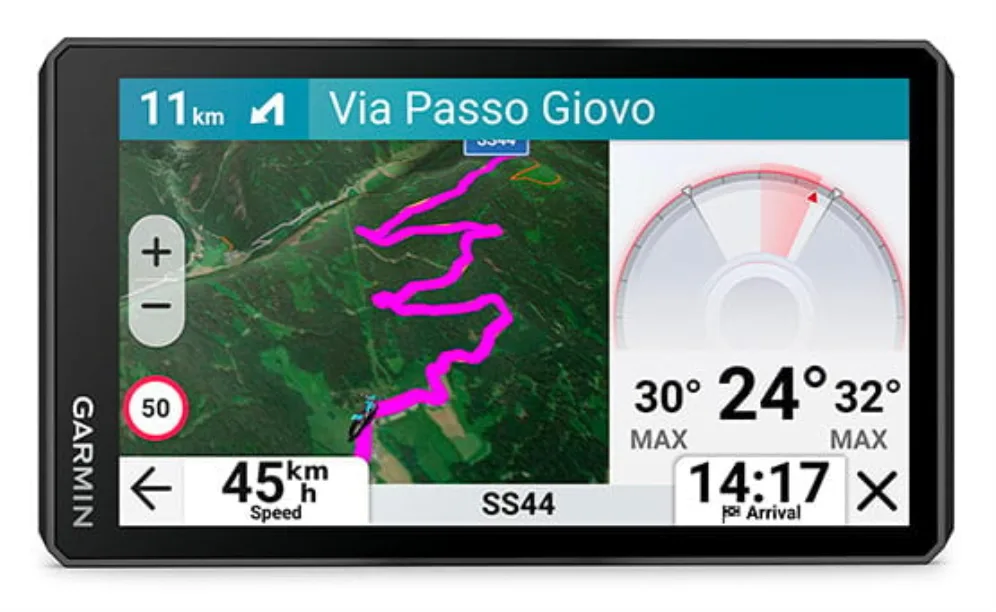 Garmin zumo XT3 navegador Fijo 11,9 cm (4.7") TFT Pantalla táctil 190 g Negro