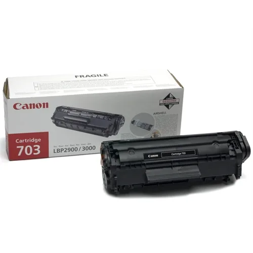 Toner canon 703 negro 2000 páginas lbp2900 - lbp3000