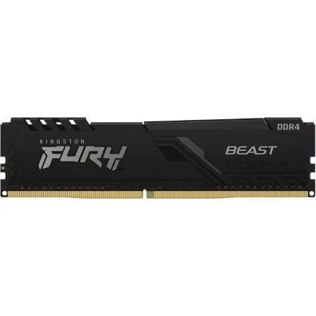 Memoria ram ddr4 16gb kingston - 3600mhz - pc4 28800 - fury beast negro - cl 18 - 1.35v