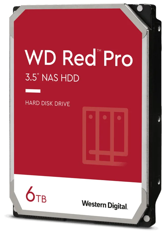 Western Digital RED PRO 6 TB disco duro interno 7200 RPM 256 MB 3.5" Serial ATA III