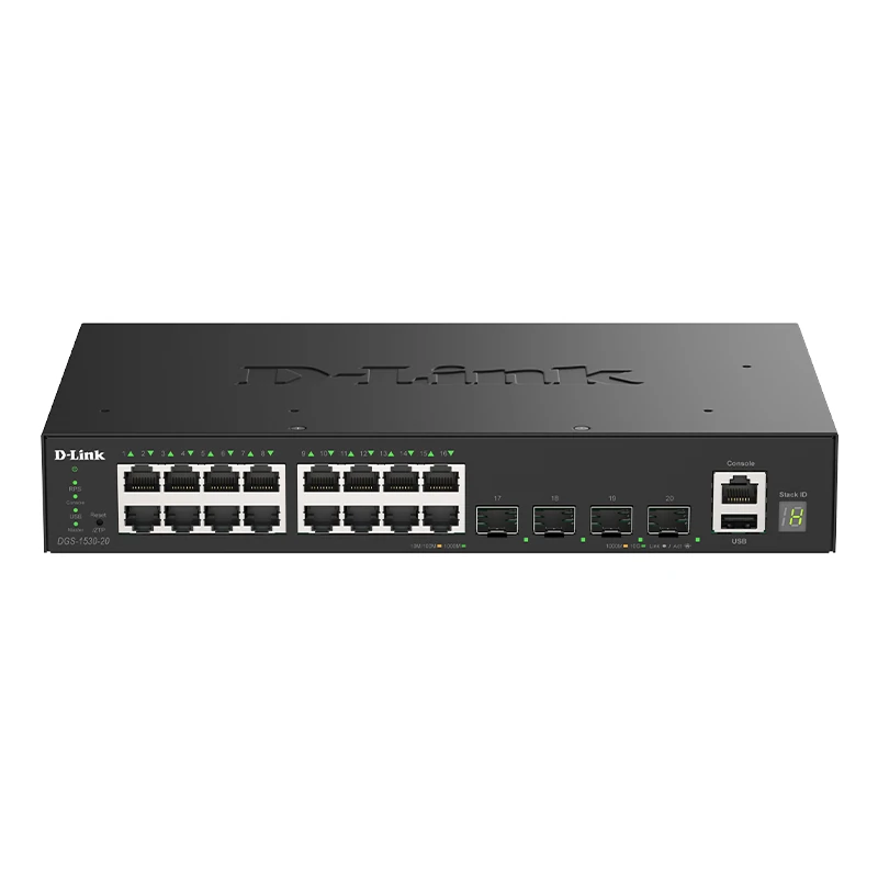 D-Link DGS-1530-20-E Switch 16xGb 4x10G SFP+
