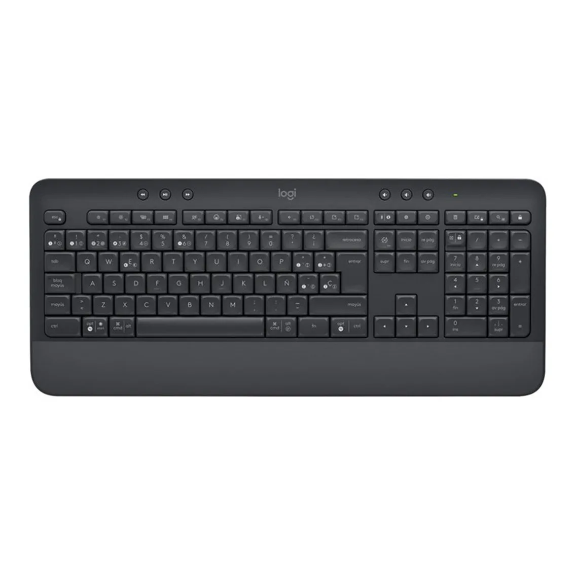 Teclado logitech signature k650 wireless inalambrico grafito