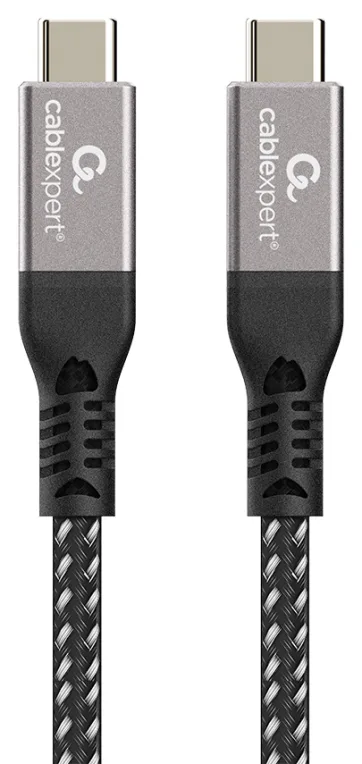 Gembird CCBP-USB4-CMCM240-1.5M cable USB USB4 Gen 3x2 1,5 m USB C Negro, Plata