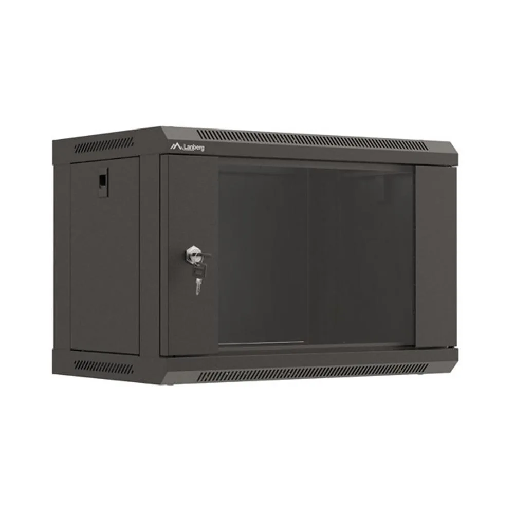 Lanberg WF03-5306-10B armario rack 6U Bastidor de pared Negro