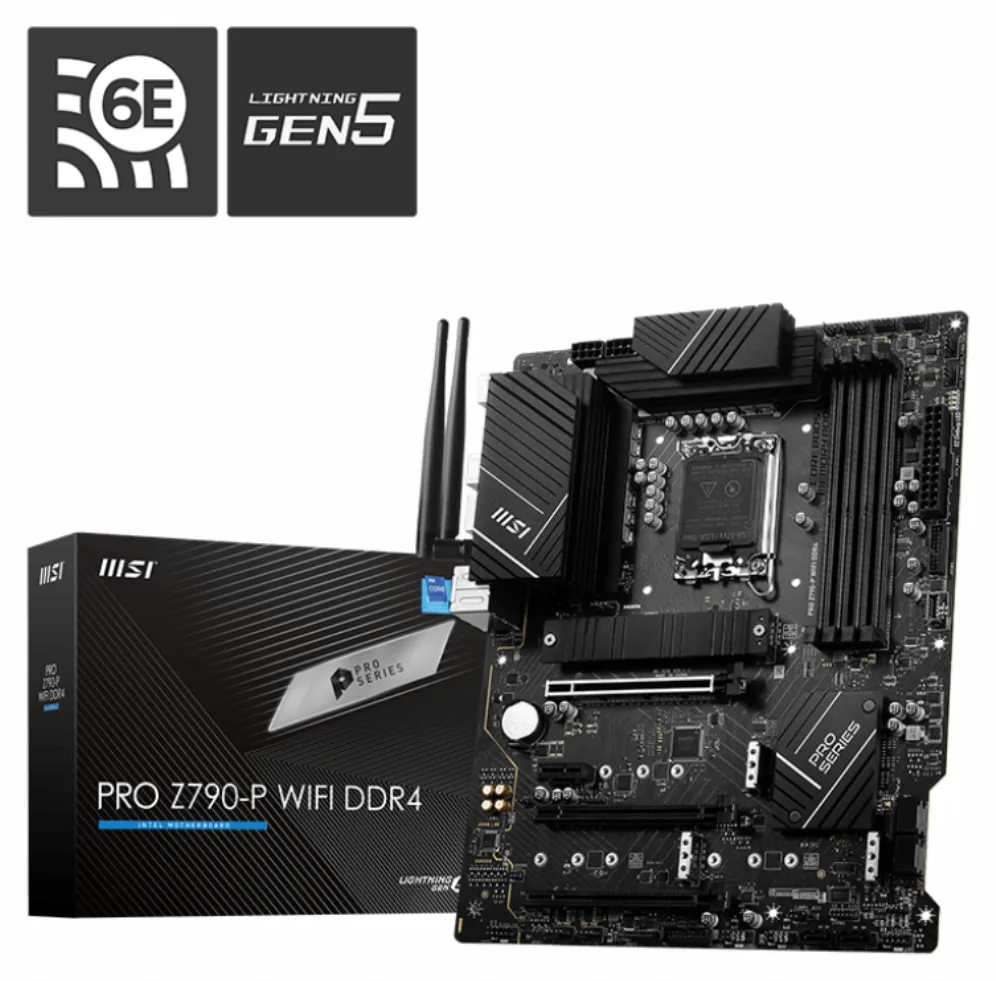 MSI PRO Z790-P WIFI DDR4 placa base Intel Z790 LGA 1700 ATX