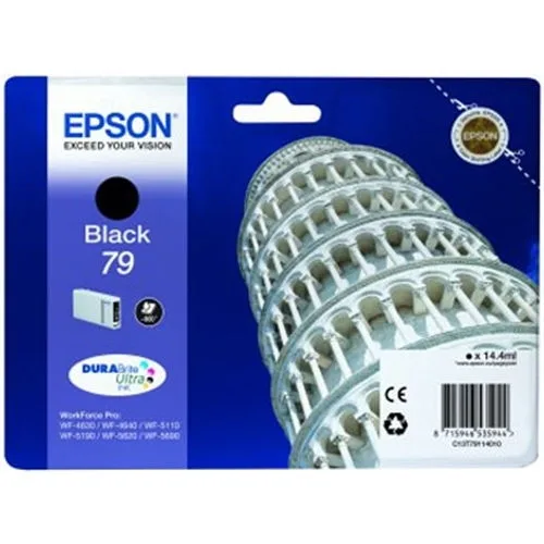 Cartucho tinta epson t791140 negro 14.4ml 900pag wf - 4630464051105190 - torre de pisa