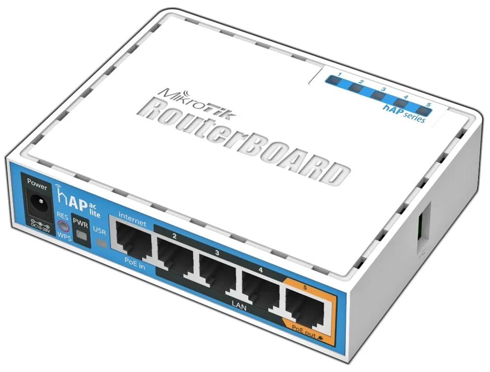 Punto de Acceso Mikrotik HAP AC Lite AC750