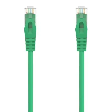 Cable de Red RJ45 AWG24 UTP Aisens A145-0579 Cat.6A/ LSZH/ 50cm/ Verde