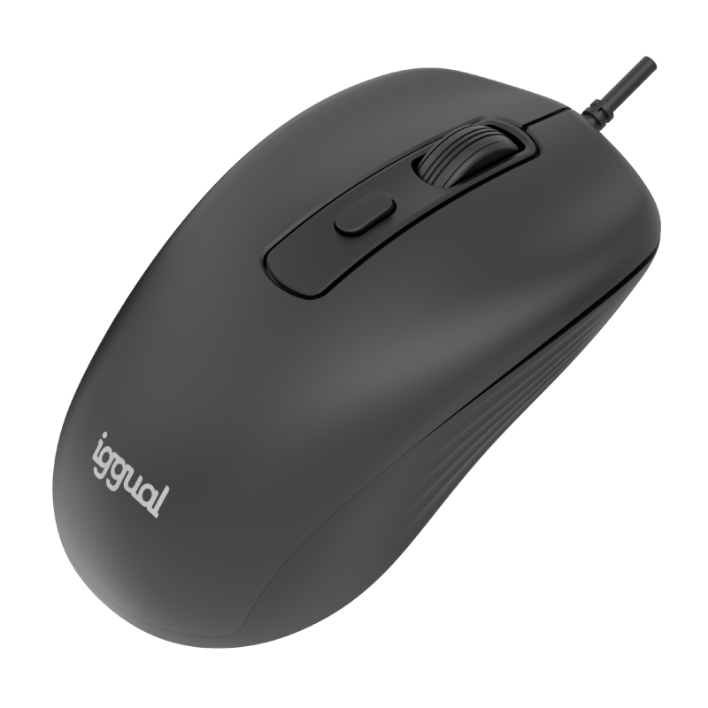 iggual Ratón USB OFFICE-ESSENTIAL-4D 2400DPI