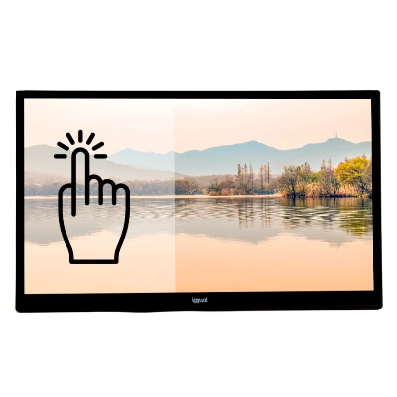 iggual Monitor LED táctil capacitivo FHD 27" IP65
