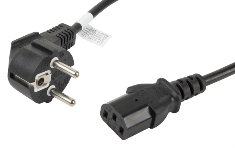 Cable de alimentacion lanberg schuko cee 7 - 7 a iec320 c13 1.8m