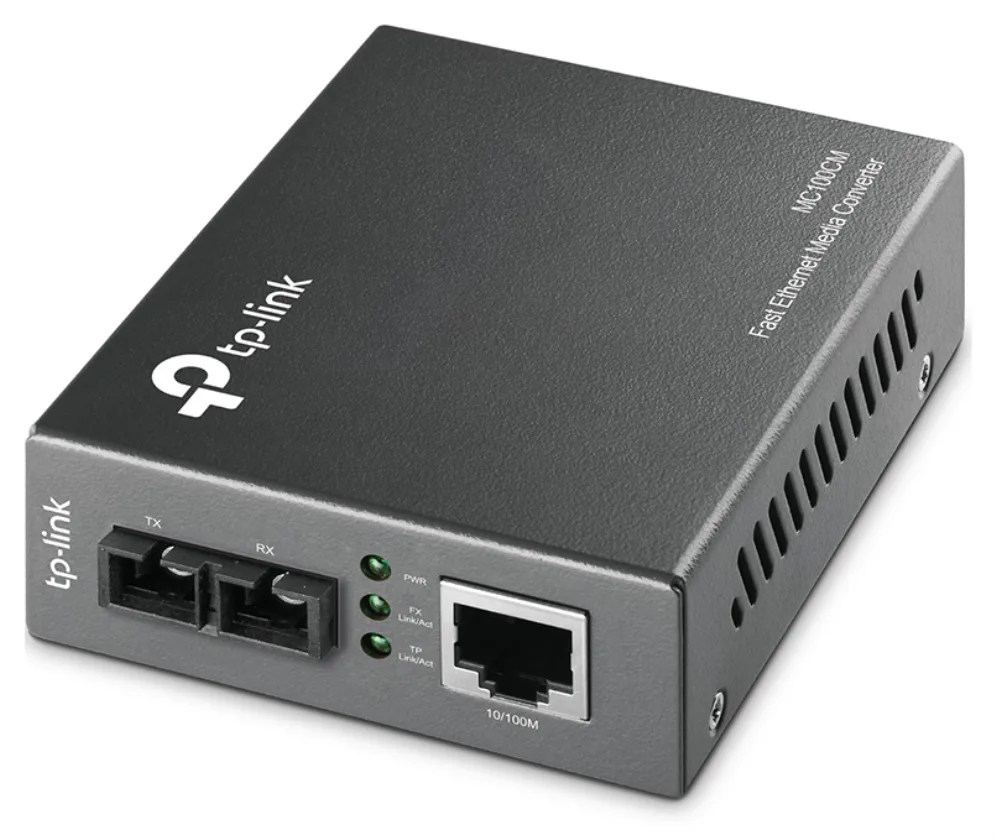 Modulo fibra tp - link mc100cm 10 - 100 convertidor multimedia
