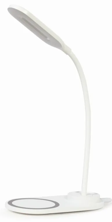 Gembird TA-WPC10-LED-01-W cargador de dispositivo móvil Smartphone Blanco CC Cargador inalámbrico Interior