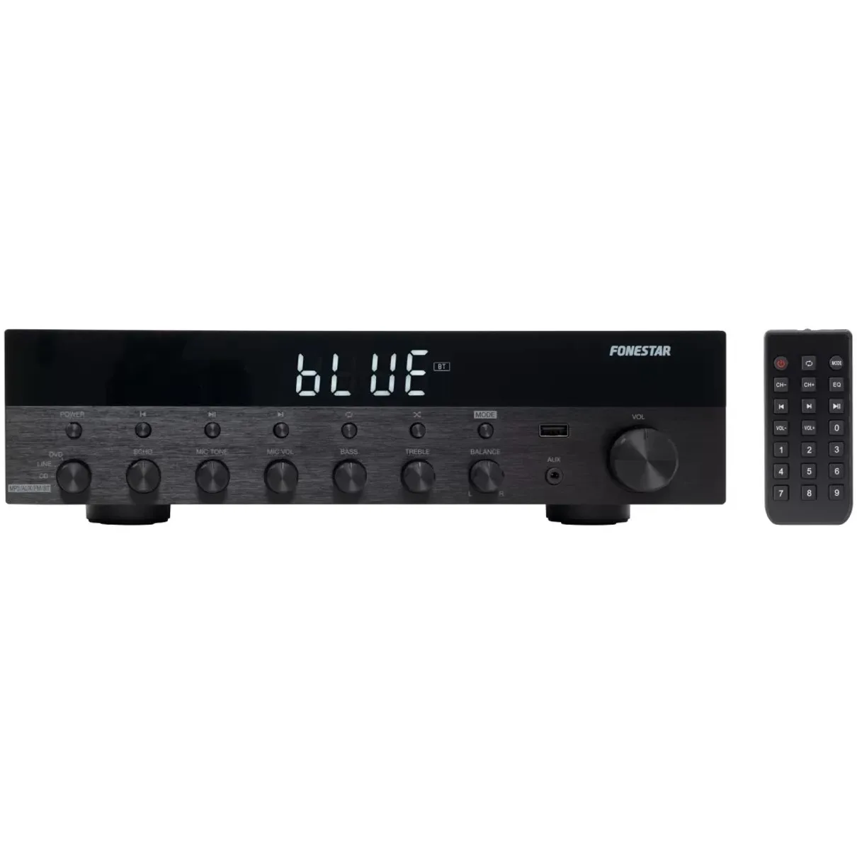 Amplificador estereo hifi fonestar as - 3030 - bluetooth - radio fm - 30 + 30 w rms usb - mp3