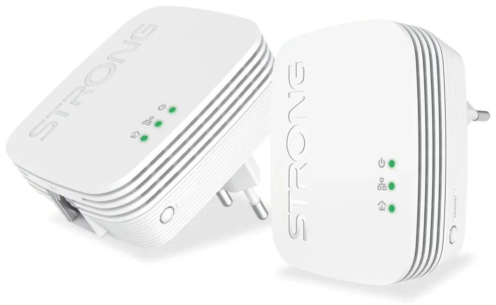 Strong Powerline 600 Duo Mini 600 Mbit/s Ethernet Blanco 2 pieza(s)