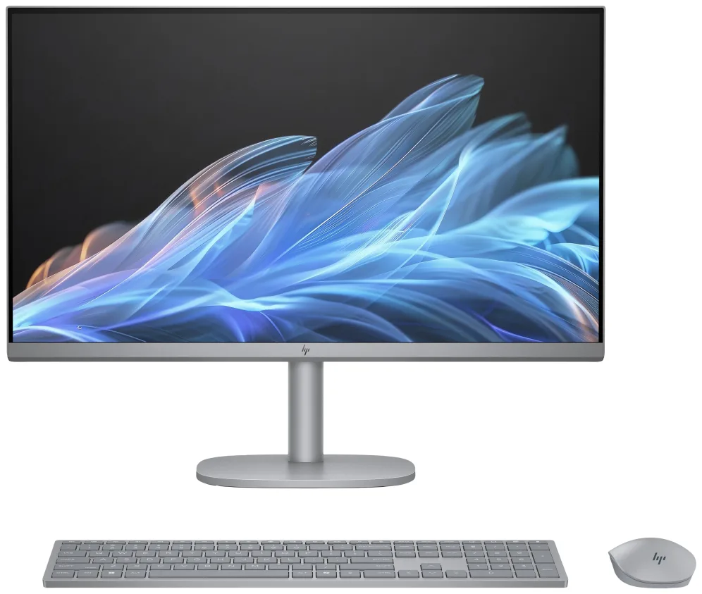 HP OmniStudio X 27-cs0015ns PC Intel Core Ultra 5 125H 68,6 cm (27") 1920 x 1080 Pixeles PC todo en uno 16 GB DDR5-SDRAM 512 GB SSD Windows 11 Home Wi-Fi 7 (802.11be) AI PC Plata