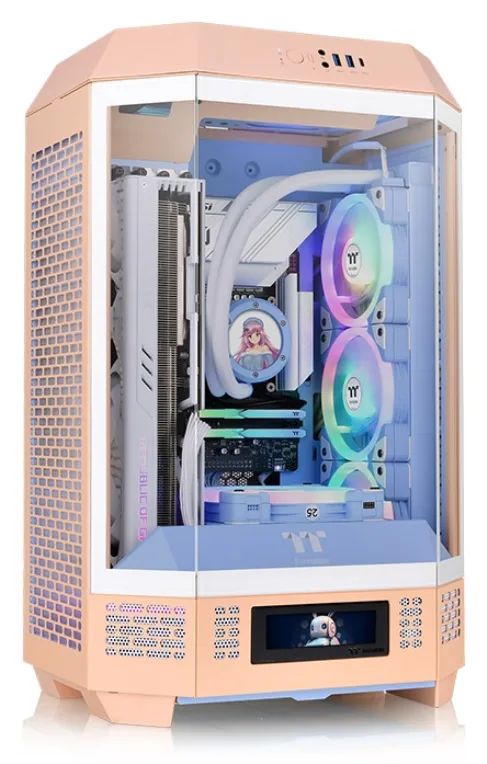 Thermaltake Tower 300 Peach Fuzz Micro Torre Durazno