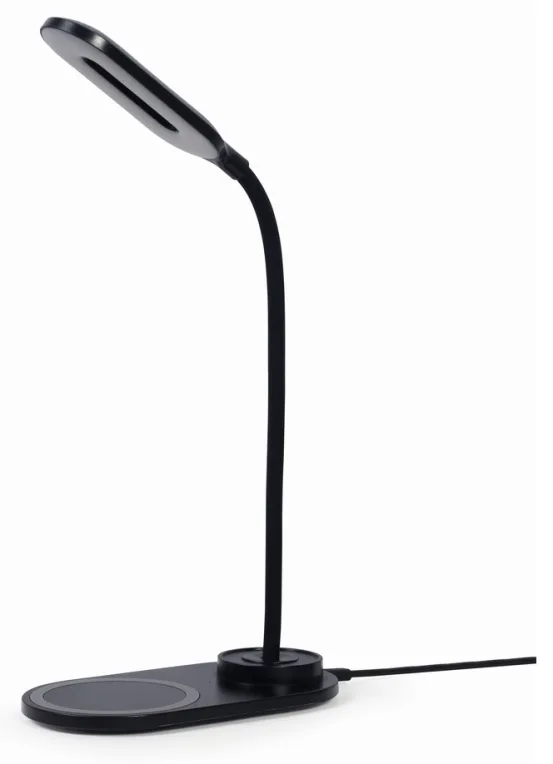Gembird TA-WPC10-LED-01 cargador de dispositivo móvil Smartphone Negro CC Cargador inalámbrico Interior