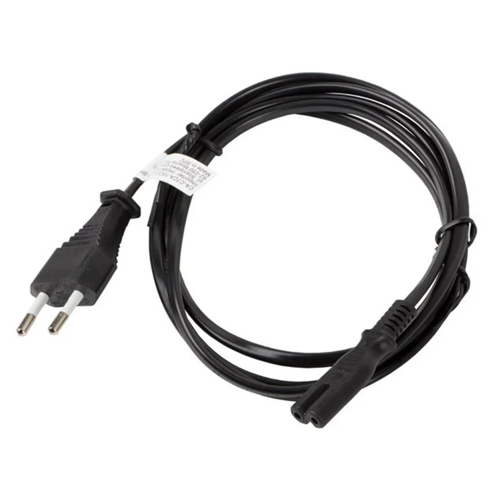 Lanberg CA-C7CA-10CC-0030-BK cable de transmisión Negro 3 m C7 acoplador CEE7/16