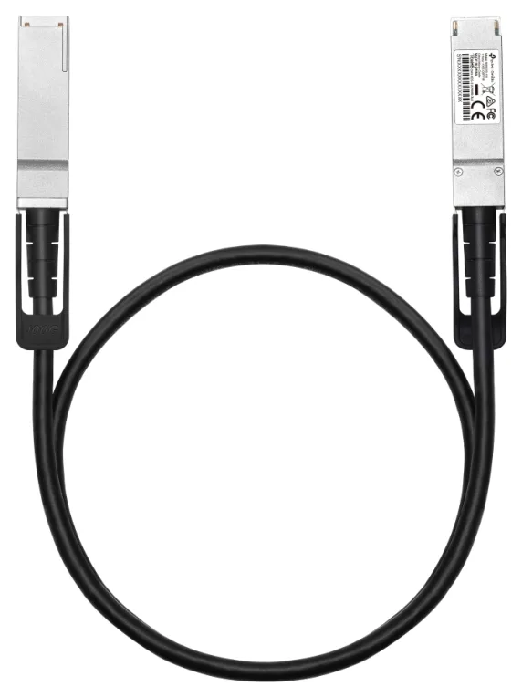 TP-Link Omada SM9220-1M Cable de fibra óptica e InfiniBand QSFP28 Twinax Negro