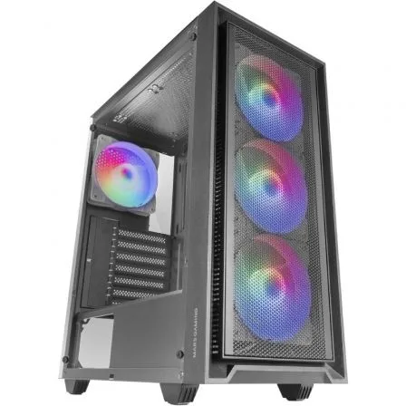 Caja ordenador mars gaming mc - air atx frgb cristal templado negro