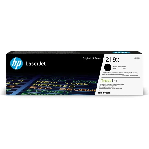 Toner hp 219x high yield black original laserjet cartridge